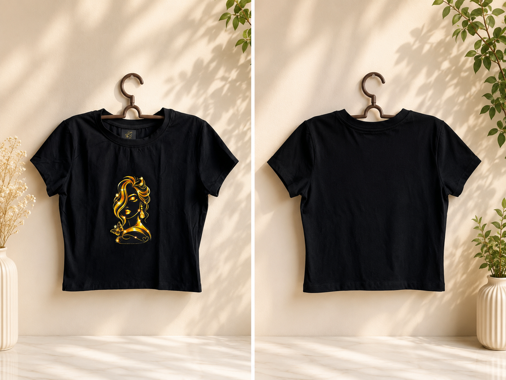 Crop-Top (Gold-Face)