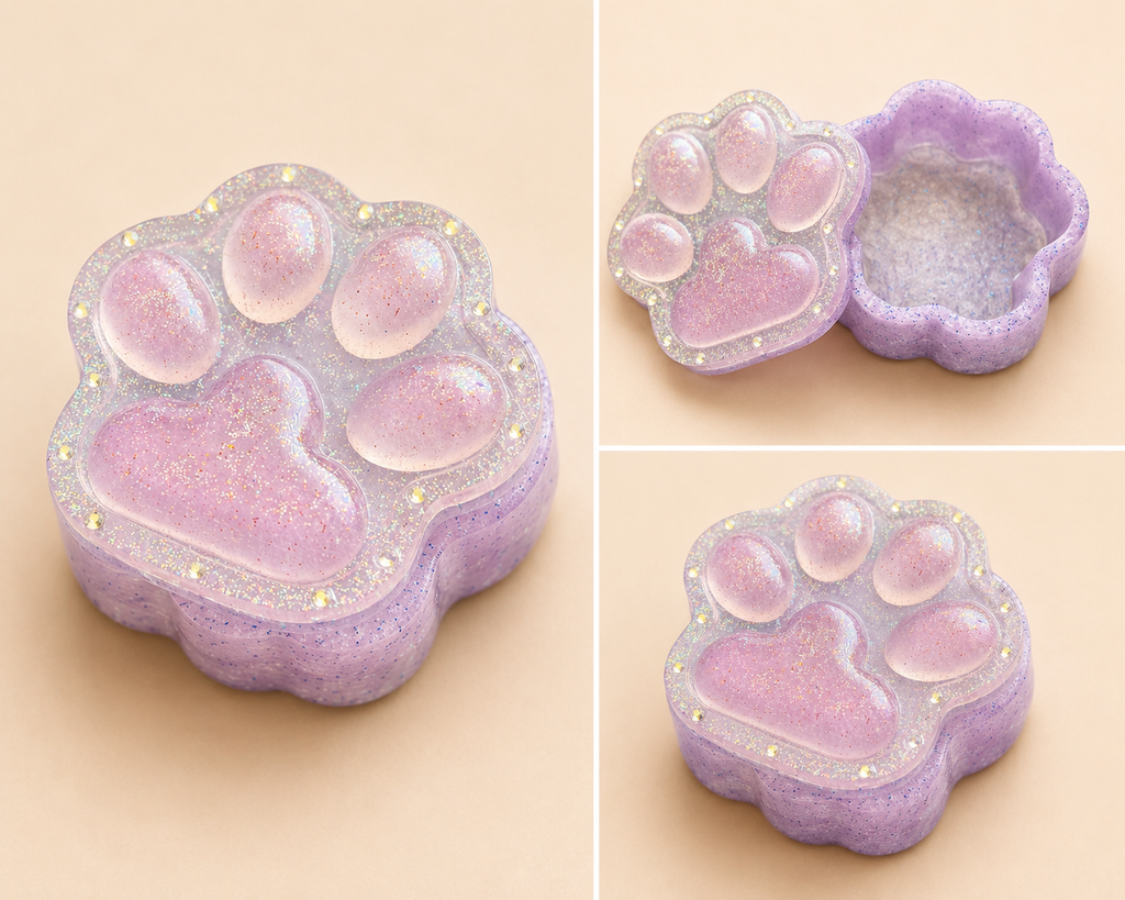 Resin jewelry paw