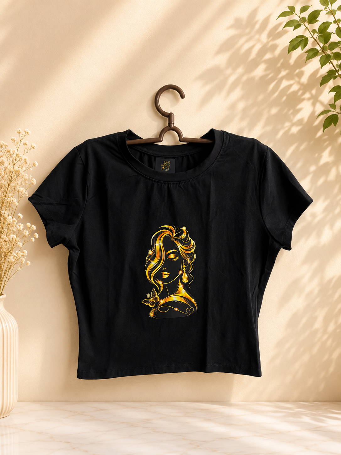 Crop-Top (Gold-Face)