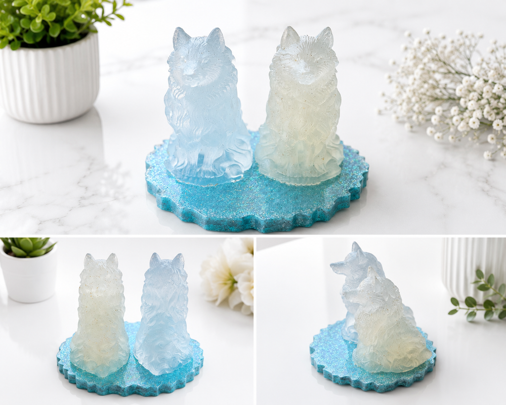 Resin wolf (Clear)