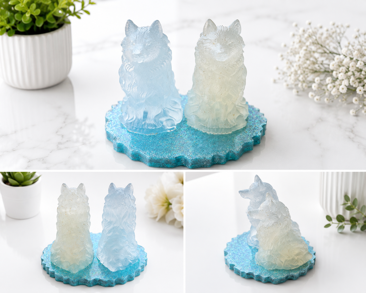 Resin wolf (Clear)