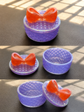 Resin jewelry purple