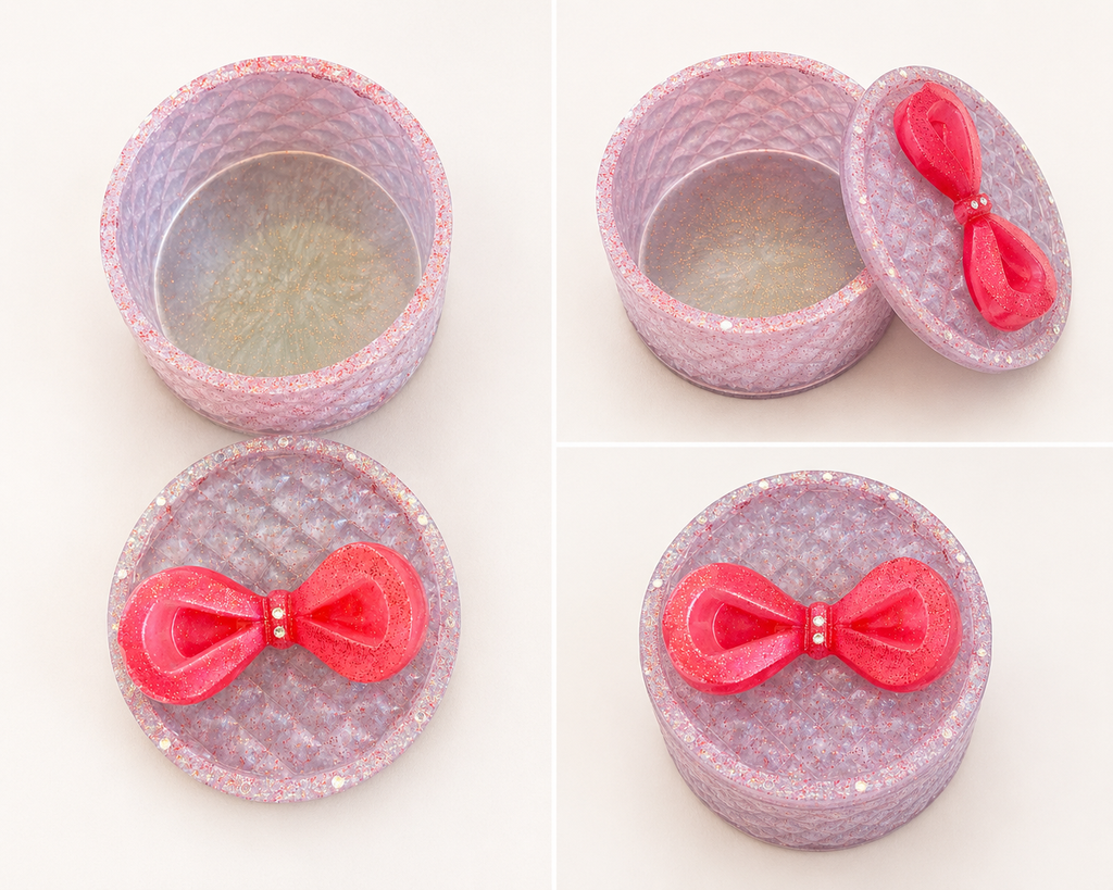 Resin jewelry light purple