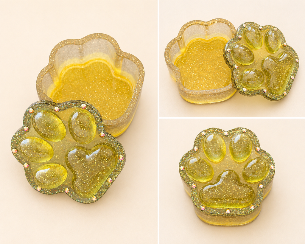 Resin jewelry paw