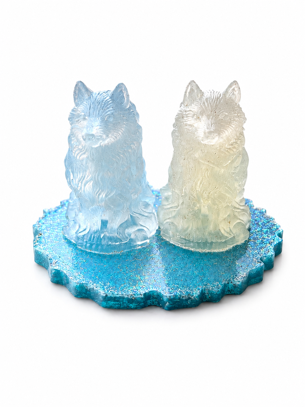 Resin wolf (Clear)