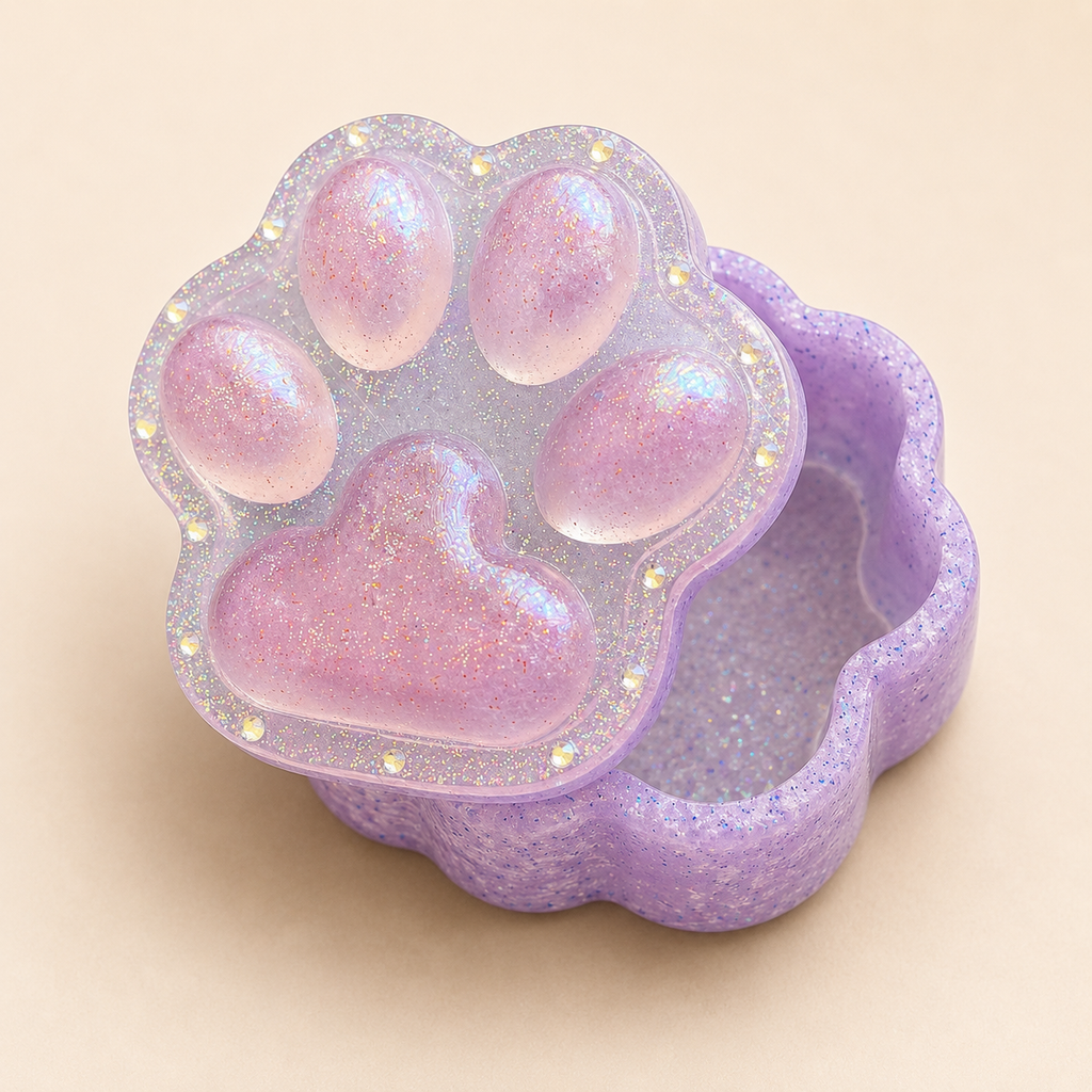 Resin jewelry paw