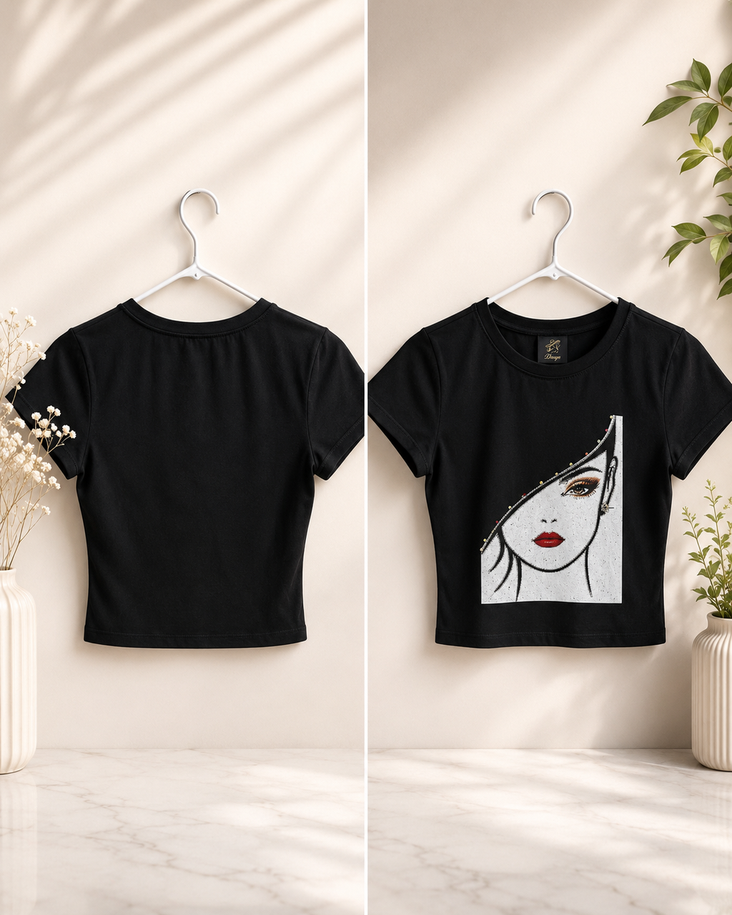 Crop-Top ( Half-Face)