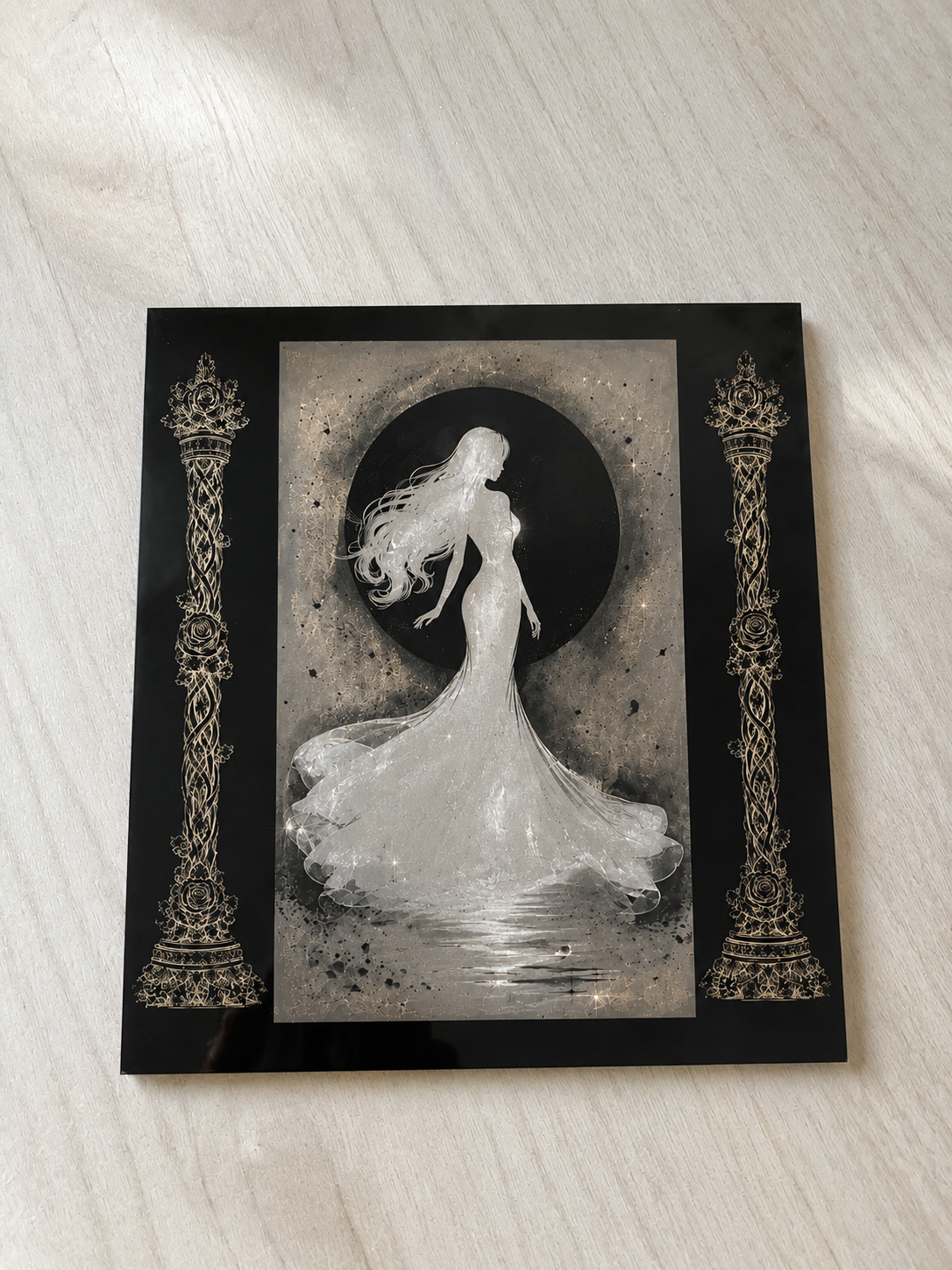 Laser on Acrylic (Lady)