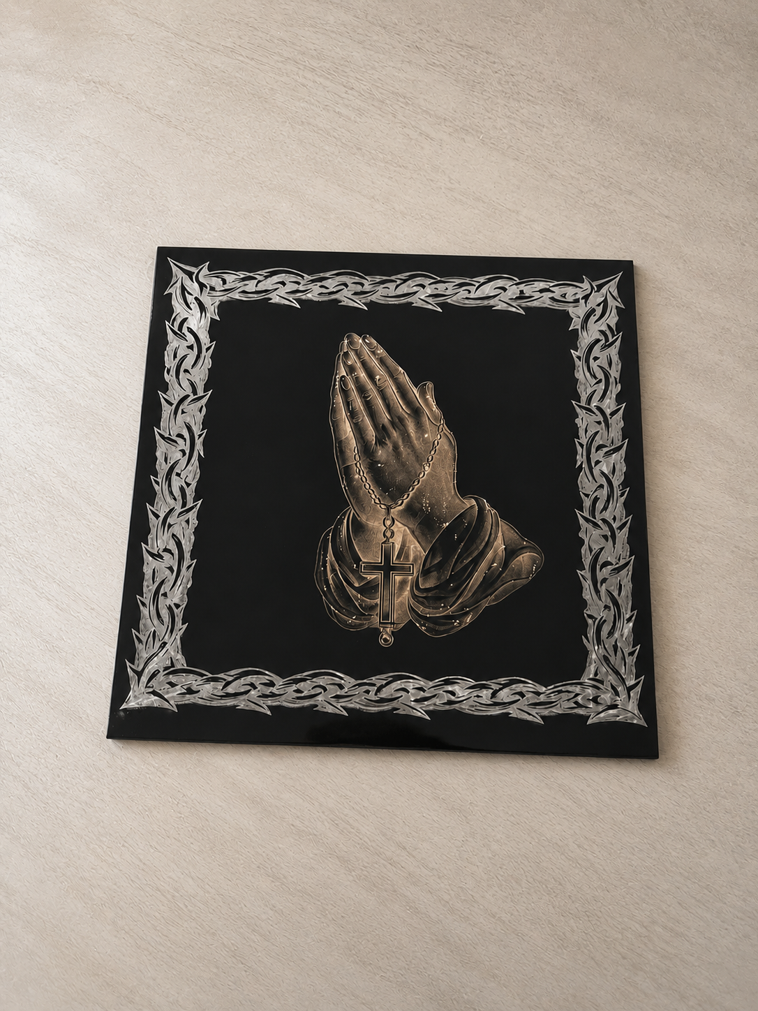 Laser Acrylic (Praying Hands)